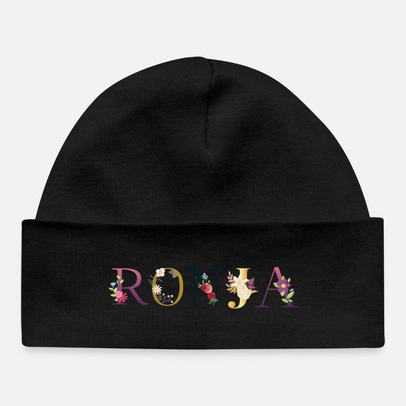 Ronja - Baby Organic Beanie - black