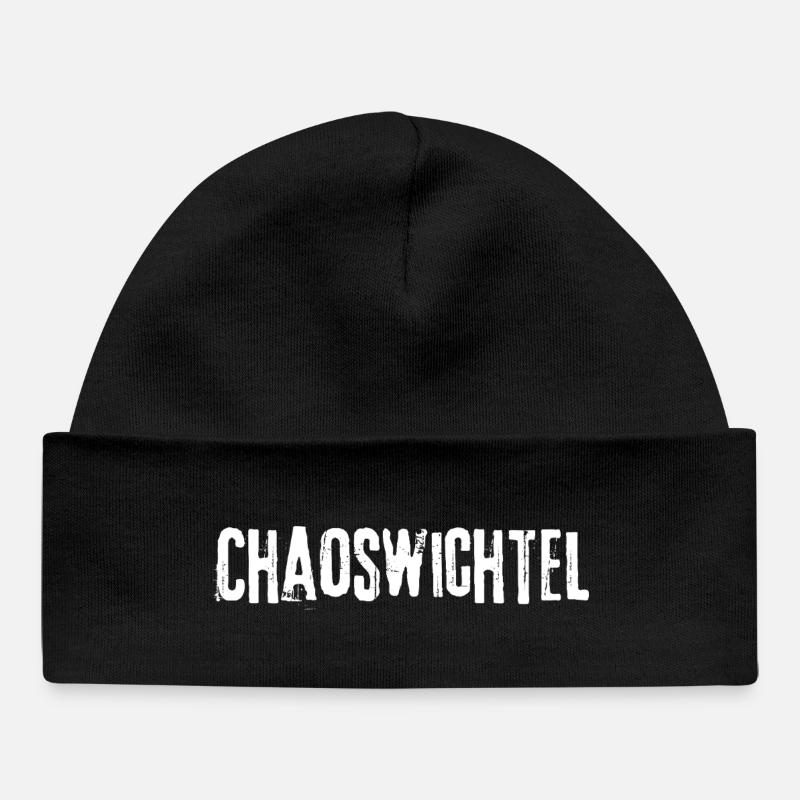 Chaos Imp - Baby Organic Beanie - black