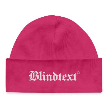 Dummy text - Baby Organic Beanie - hot pink - Front