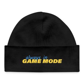 TOUJOURS EN MODE JEU - Bonnet bébé bio - noir - Devant