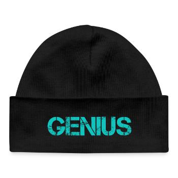 Génie - Bonnet bébé bio - noir - Devant
