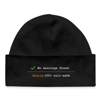 Sweat à capuche et chemise Nerd Kotlin, tasse de fan de codage - Bonnet bébé bio - noir - Devant