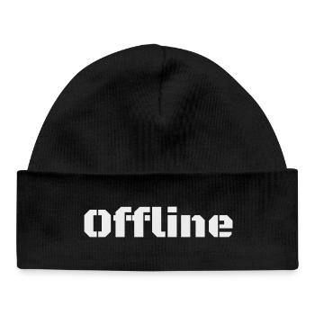 Offline - Baby Organic Beanie - black - Front