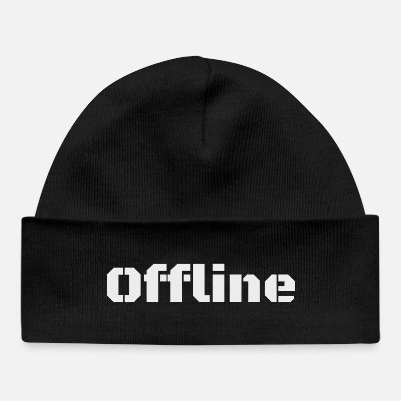 Offline - Baby Organic Mütze - Schwarz