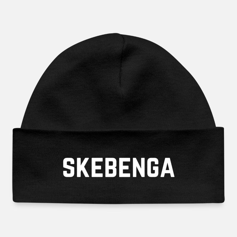 skebenga - Baby Organic Beanie - black