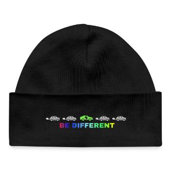 Be different - Baby Organic Mütze - Schwarz - Vorne