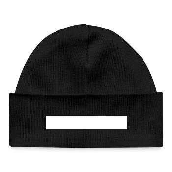 AVR project - Baby Organic Beanie - black - Front