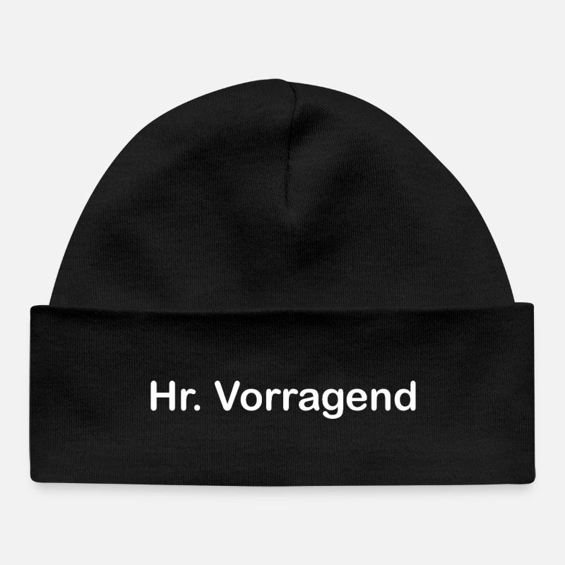 Hr. Vorragend - Baby Organic Mütze - Schwarz
