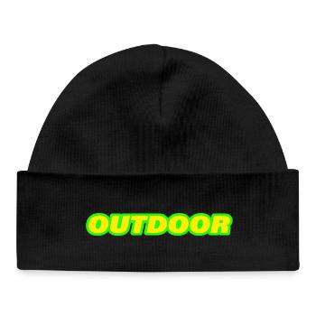 Extérieur - Bonnet bébé bio - noir - Devant