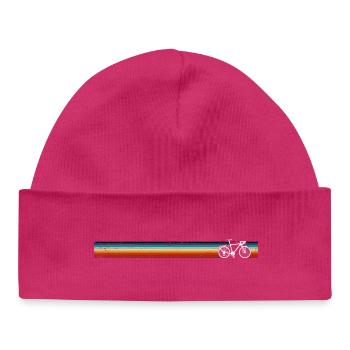 Warten auf Designbild - Baby Organic Mütze - hot Pink - Vorne