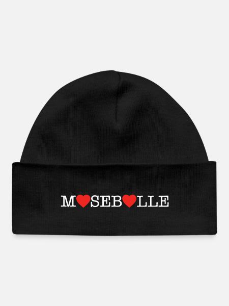 Mosebolle - Bonnet bébé bio - noir