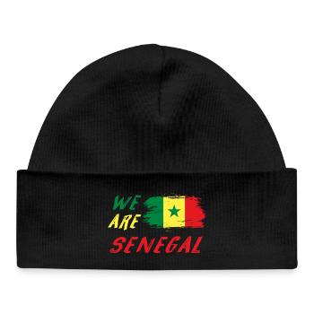 We are Senegal - Baby Organic Beanie - black - Front