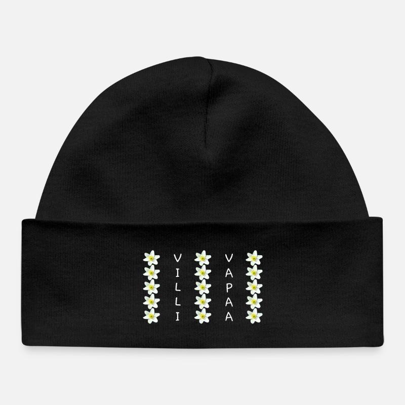 SAUVAGE ET LIBRE - Bonnet bébé bio - noir