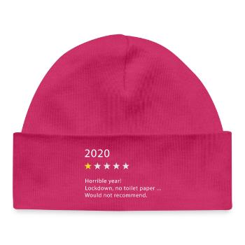 2020 - Baby Organic Mütze - hot Pink - Vorne