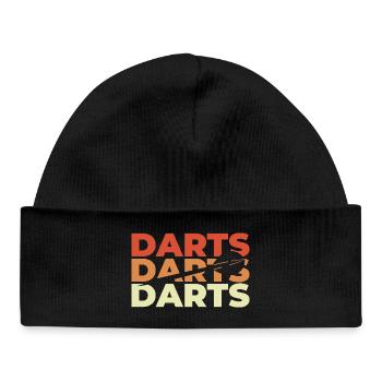 Dart Retro Look - Baby Organic Beanie - black - Front