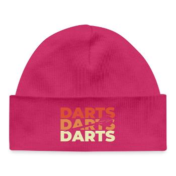 Dart Retro Look - Baby Organic Mütze - hot Pink - Vorne
