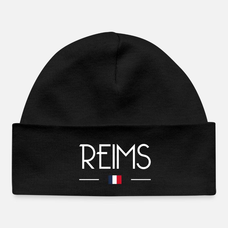Reims - Bonnet bébé bio - noir