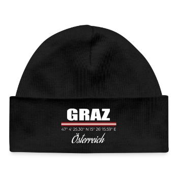 Graz - Baby Organic Beanie - black - Front