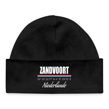 Zandvoort - Baby Organic Mütze - Schwarz - Vorne