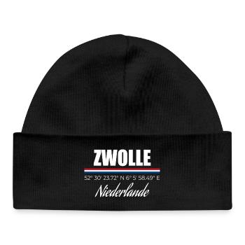 Zwolle - Baby Organic Mütze - Schwarz - Vorne