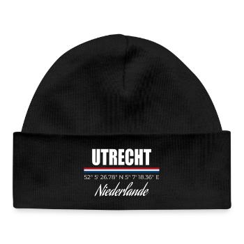 Utrecht - Baby Organic Mütze - Schwarz - Vorne