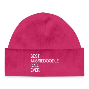 Aussiedoodle Aussie-Poo AussiePoo Hund Besitzer - Baby Organic Mütze - hot Pink - Vorne