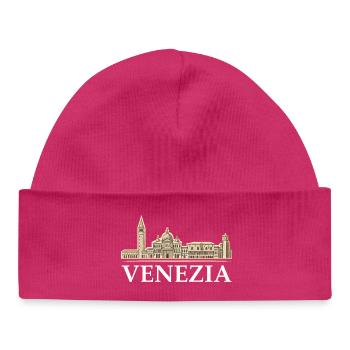 Venezia Feeling - Baby Organic Beanie - hot pink - Front