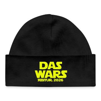 das_wars_abi_2026_abitur_geschenk_shirt_gymnasi - Baby Organic Beanie - black - Front