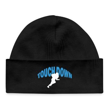 Touch Down - Baby Organic Beanie - black - Front
