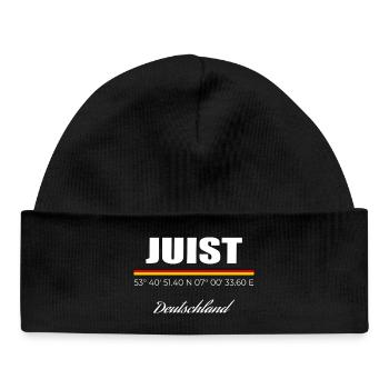 Juist - Baby Organic Mütze - Schwarz - Vorne