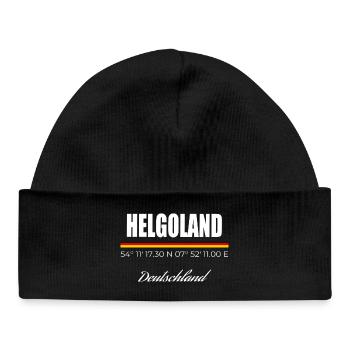 Helgoland - Baby Organic Mütze - Schwarz - Vorne