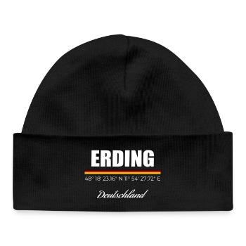 Erding - Baby Organic Mütze - Schwarz - Vorne