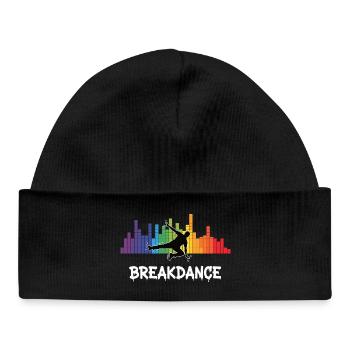 Breakdance Streetstyle Hip Hop DJ Dance - Bonnet bébé bio - noir - Devant