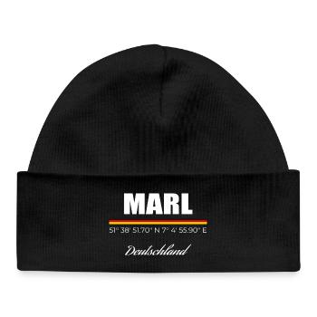 Marl - Baby Organic Beanie - black - Front