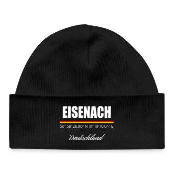 Eisenach - Baby Organic Mütze - Schwarz - Vorne