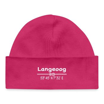 Coordinates Langeoog - Baby Organic Beanie - hot pink - Front