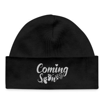 À venir - Bonnet bébé bio - noir - Devant