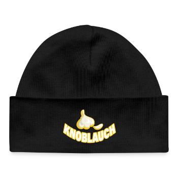GARLIC - Baby Organic Beanie - black - Front