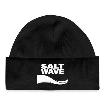 SALT WAVE - Baby Organic Beanie - black - Front