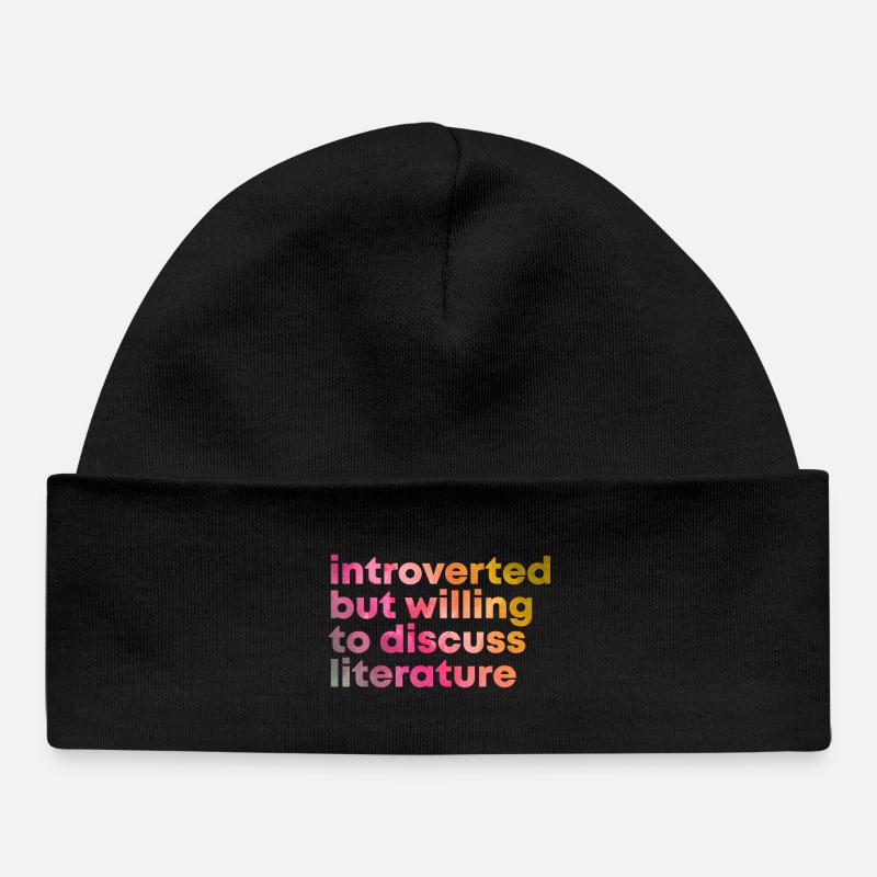 littérature - Bonnet bébé bio - noir