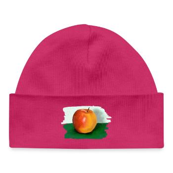 apple - Baby Organic Beanie - hot pink - Front