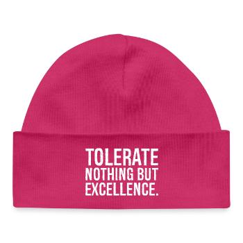 tolerieren nichts als Exzellenz - Baby Organic Mütze - hot Pink - Vorne