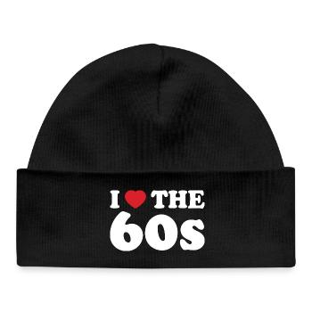 Amour pour les années 60 - Bonnet bébé bio - noir - Devant