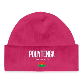 Pouytenga Burkina Faso - Baby Organic Beanie - hot pink - Front