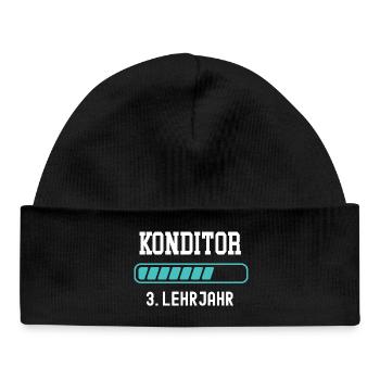 Formation confiseur 3ème année d’apprentissage 3ème année de formation - Bonnet bébé bio - noir - Devant