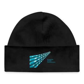 Running sport experience - Baby Organic Beanie - black - Front