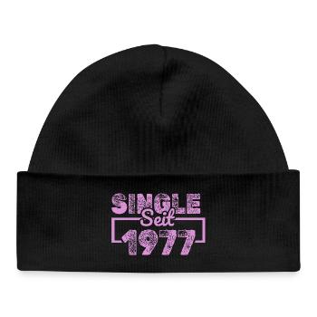 1977 - Baby Organic Beanie - black - Front