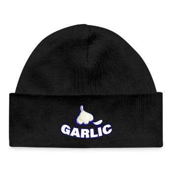 garlic - Baby Organic Beanie - black - Front