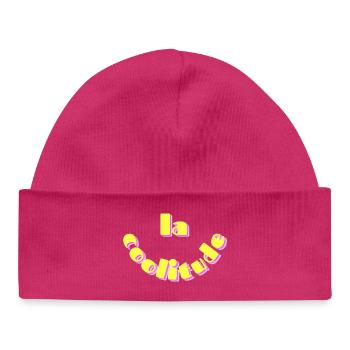 Coolness - Baby Organic Mütze - hot Pink - Vorne