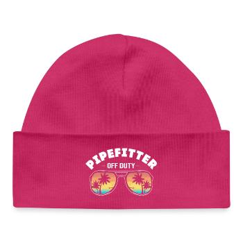 Industrial Locksmith Pipe - Baby Organic Beanie - hot pink - Front